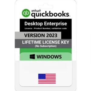 QuickBooks Desktop Enterprise 2023 For windows – lifetime license, not a Subscriptionsssss